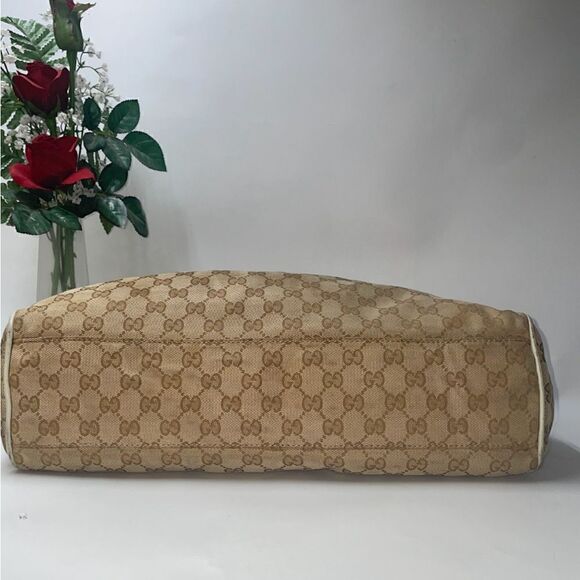BEAUTIFUL! Authentic Gucci Sukey GG Logo Leather Trim Tote B… - Picture 5 of 13